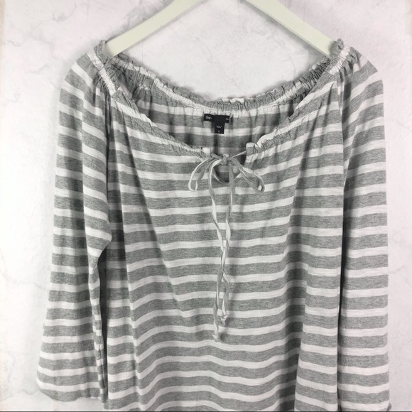 [Gap] Off Shoulder Striped Top - Picture 3 of 3